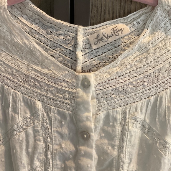 🔥LOVE SHACK FANCY ANTIQUE WHITE LAWN DRESS🔥 - Picture 5 of 14
